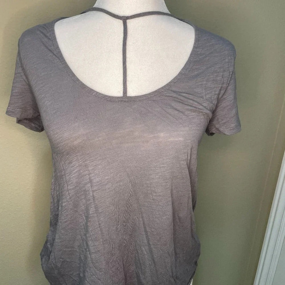 BP NORDSTROM Strap Detail T Shirt Short Sleeved Top - small - Picture 2 of 4